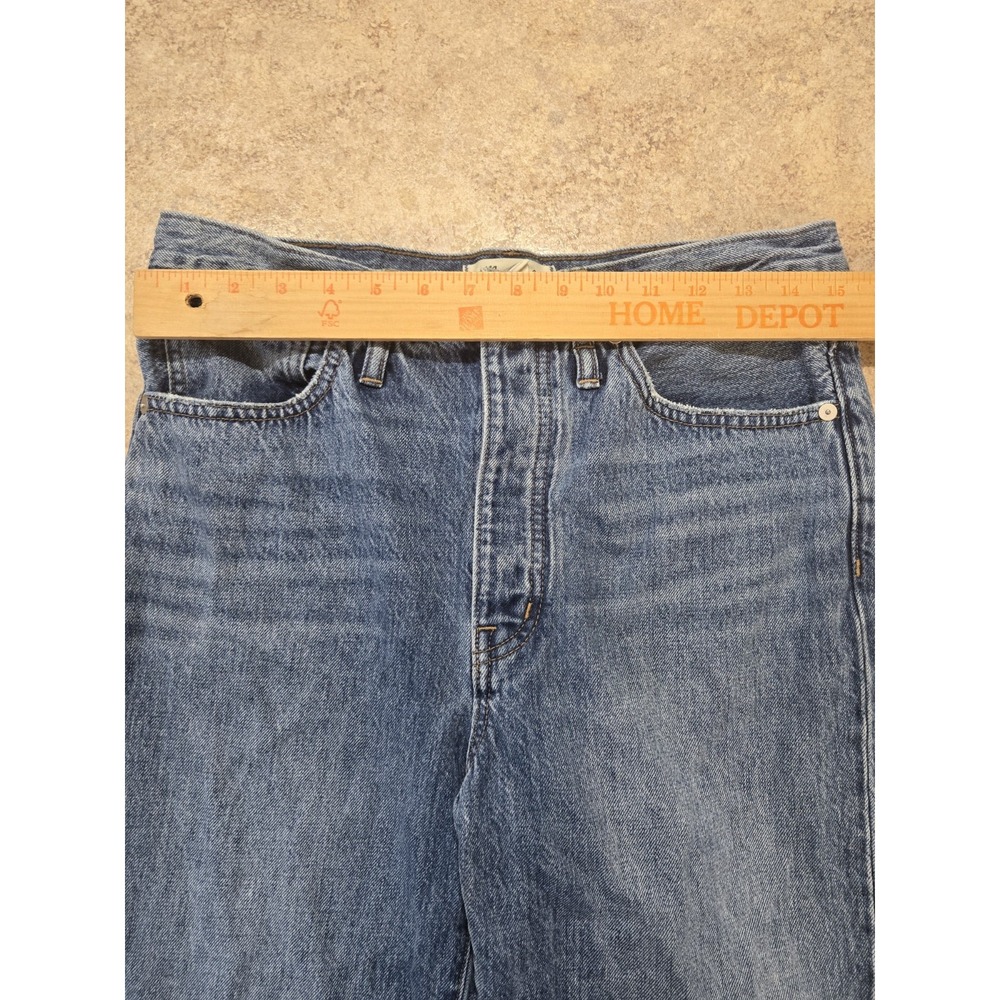 Madewell The Dadjean Women's 27 High Rise 100% Cotton Jeans NWOT - Picture 9 of 15